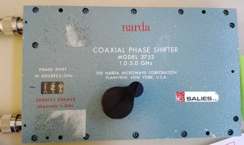 narda 3752 phase shifter